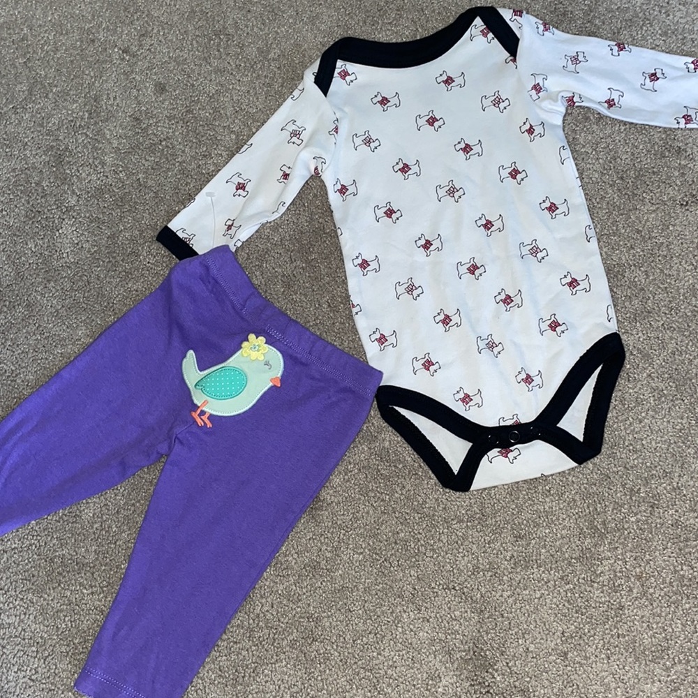 Cute little leggings pants & Body for baby 0-3 month new